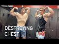 Destroying Chest w/ Deadlift World Record holder Tyson Ridenour