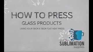 How to press glass products