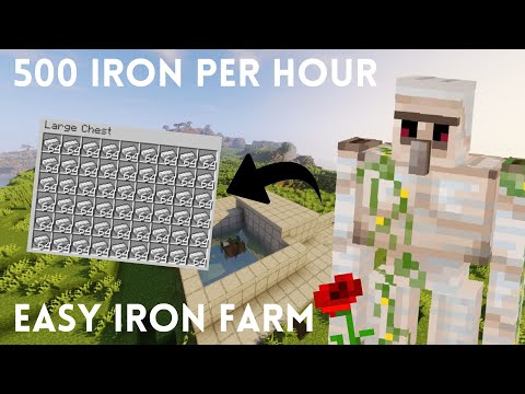 EASY Iron Farm! for Minecraft 1.18 Java