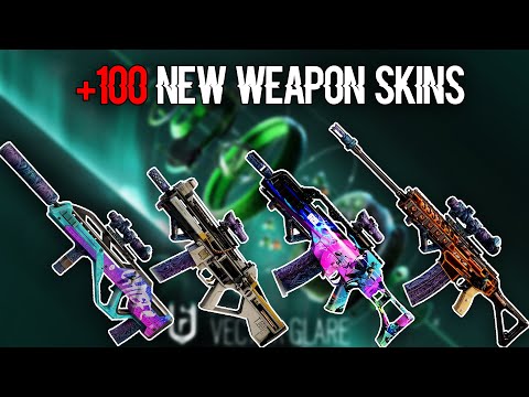 +100 Upcoming WEAPON SKINS, Seasonal, R6 Share, 3D Skins -Rainbow6 Siege Operation VECTOR GLARE Y7S2