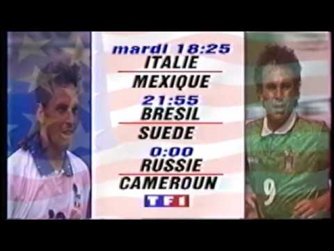 Coupe du Monde 1994 - Bande Annonce TF1