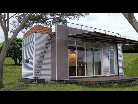 Casa Cúbica, a tiny home built from shipping container