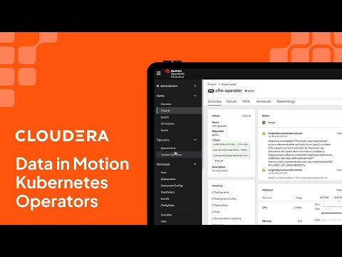 Demo | Data In Motion Kubernetes Operators