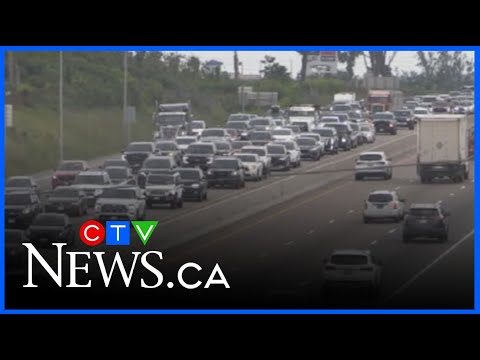 Northbound and nowhere fast: Highway 400 clogged with cottage traffic