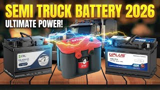 ✅ I Tested Semi Truck Battery 🔋 Top Pick for Long-Haul Truckers!