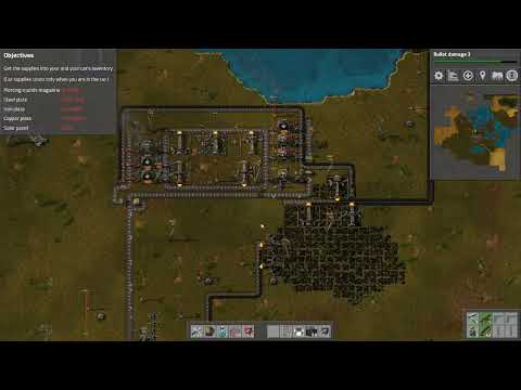 Classic Factorio v0.13, Day 2 (First Time Playing)  [Aired 2016-10]