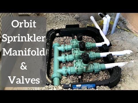 How to install Orbit Sprinkler Manifold and Valves