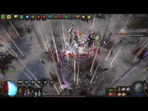 Path of Exile 3.10, Delirium, triple beyond 5 orb t19 canyon + conq mobs + blight boss