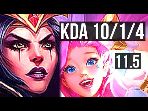 LEBLANC vs SERAPHINE (MID) | 10/1/4, Legendary, 300+ games | KR Diamond | v11.5