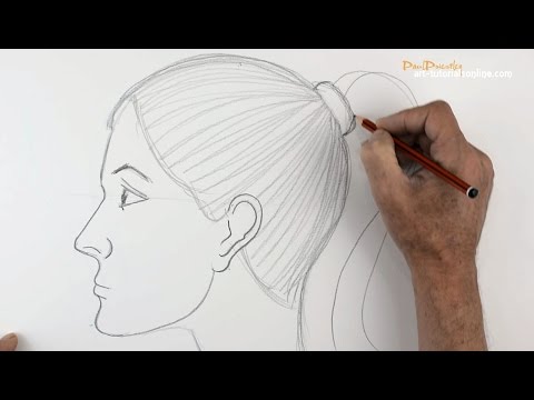 How to Draw a Girl s Face Simply Side View Beginners