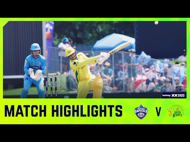 Pretoria Capitals vs Joburg Super Kings | Match 2 Highlights | Betway SA20