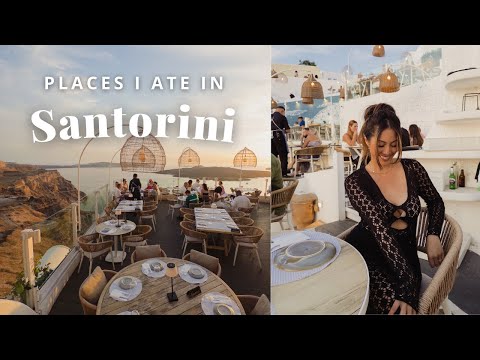 Greece Restaurants | The Best Picturesque Spots We Tried in Santorini