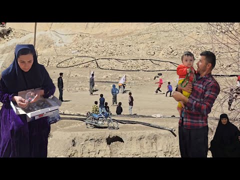 Buying necessities from a street vendor: Family's concern for grandfather