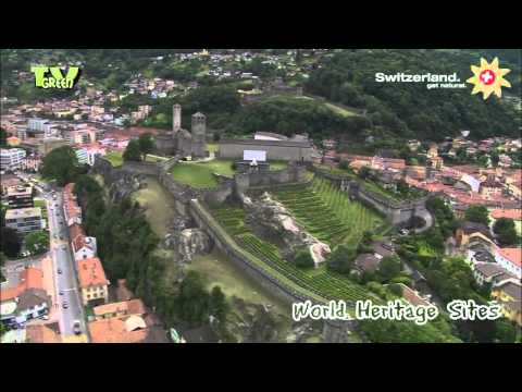 Three Castles of Bellinzona - aerials Ca