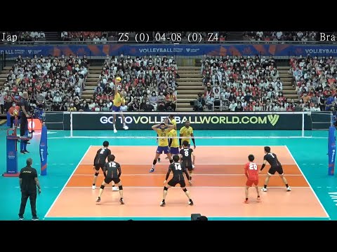 Volleyball Japan vs Brazil Amazing FULL Match