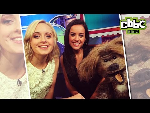 Strictly's Georgia May Foote visits the CBBC Office