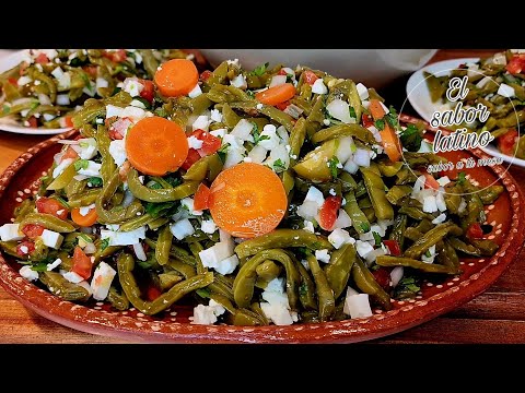 🔴Así se Prepara la Mejor Ensalada de Nopales Para Fiestas y Eventos Especiales!- Elsabor latino