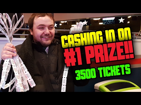 Cashing in on the #1 PRIZE! (3500 Tickets) | Arcade Games