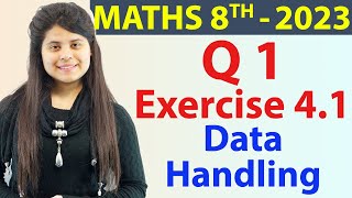 Q 1 - Ex 4.1 - Data Handling - NCERT Maths Class 8th - Chapter 4, New Syllabus CBSE 2023