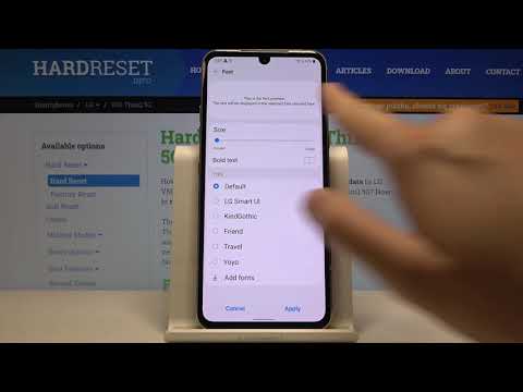 How to Change Font Size in LG V60 ThinQ – Make Text Bigger or Smaller