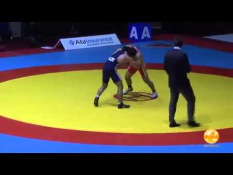 66 кг Ильяс Бекбулатов — Джошгун Азимов