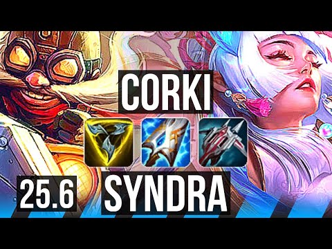 CORKI vs SYNDRA (MID) | EUW Master | 25.6