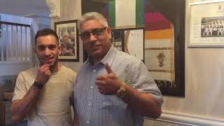 Shah Khan and Haroon Khan boxer best wishes King Amjad Khan