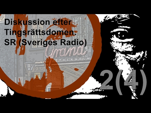 Palmemordet diskussion efter Tingsrättsdomen del 2 av 4