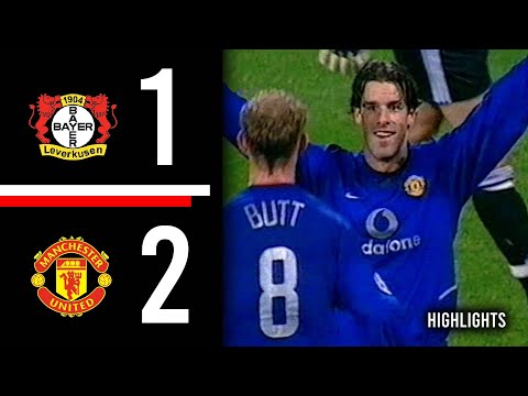 Bayer Leverkusen v Manchester United | UCL | Highlights | 2002/2003