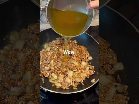 Kasha Varnishkes! #childchef #food #vegetarianfood #cooking