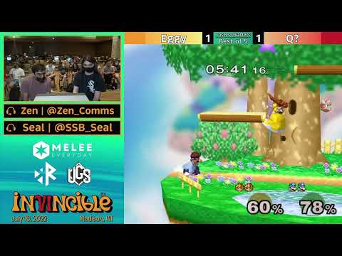 Invincible VI - Losers Quarters - Eggy (Peach) Vs. Q? (Doc)