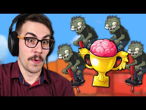 I Completed EVERY Mini-Game! (Plants vs Zombies)