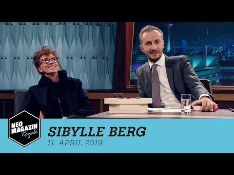 Sibylle Berg zu Gast im Neo Magazin Royale mit Jan Böhmermann - ZDFneo