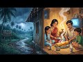 90s South Indian Monsoon Evening Cozy Family Masala Dosa Rain Ghibli ASMR