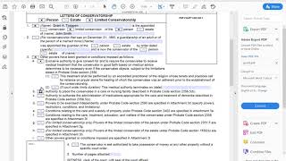 How an Attorney Fills Out Letters of Conservatorship for a Limited Conservatorship of the Person