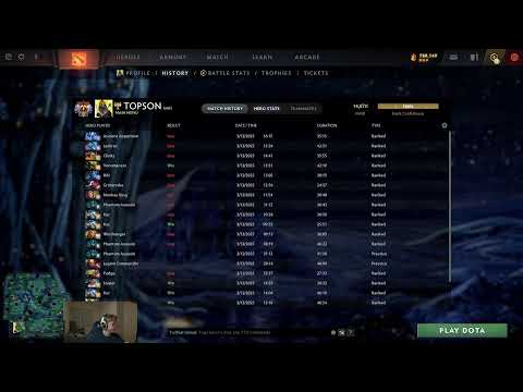 Topson playing ranked