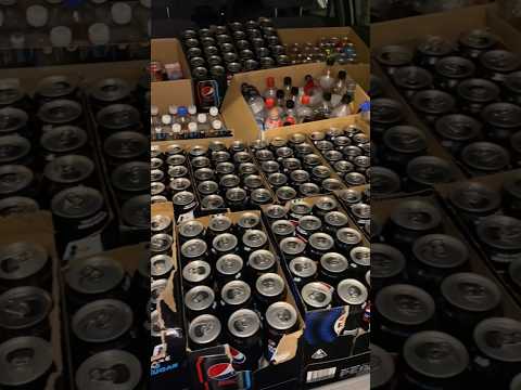 How much money I made from recycling  my cans ♻️ #recycling #money #makingmoney #containersforchange