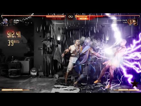 100% Damage Rain Combo Sequence Set Up - Mortal Kombat 1