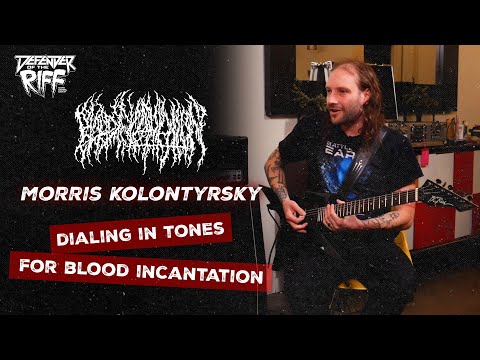BLOOD INCANTATION's Mesmerising Guitar Tones - Morris Kolontyrsky on Defender Of The Riff