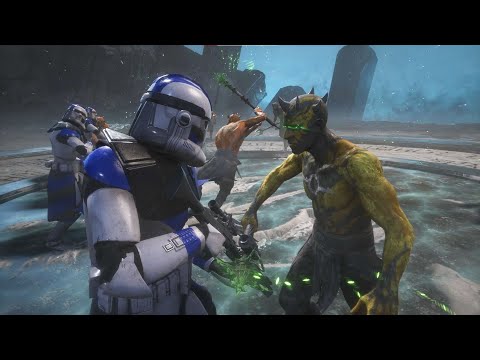 Arc Troopers VS Nightbrothers | Star Wars Jedi : Fallen Order | NPC Wars