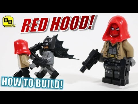 LEGO RED HOOD MINIFIGURE CREATION! DC COMICS