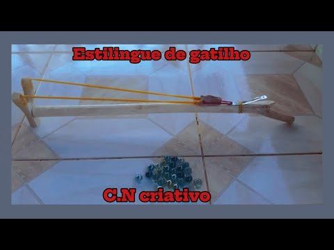 COMO FAZER UM ESTILINGUE DE GATILHO,DE ALTA PRESISAO