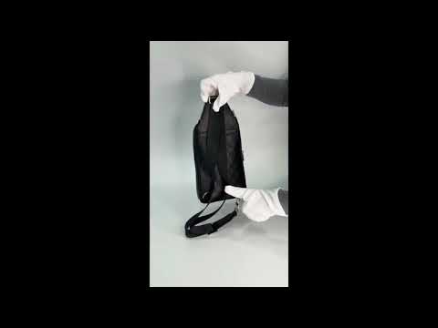 Сумка слинг луи витон мужская Нагрудная Louis Vuitton кожаная через плечо деловая сумка барсетка черная - фото 1 - id-p2765731052