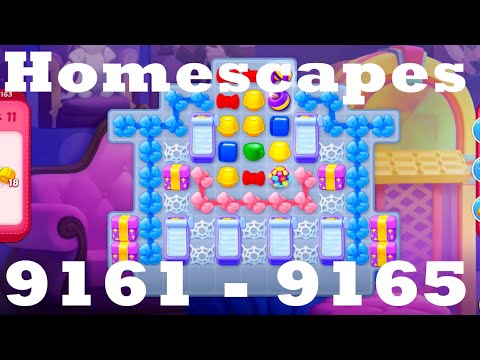 Homescapes Level 9161 - 9165 HD | 3 - match game | gameplay | android | ios | 9162 | 9163 | 9164