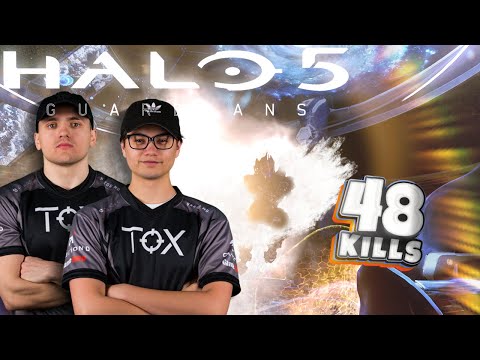 Halo 5 CHAMPION GAMEPLAY. Casually dropping 7100 damage with Snakebite - INSANE ENDING (Truth CTF)