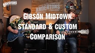 Guitar Paradiso - Gibson Midtown Standard & Custom Comparison