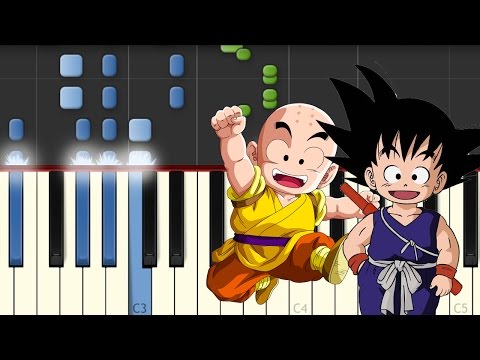 La Fantastica Aventura / Dragon Ball / Piano Tutorial / Notas Musicales Video
