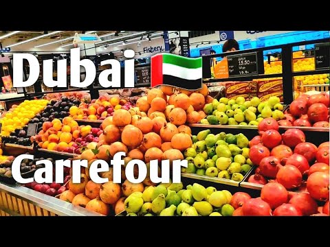 Preços no Hipermercado de Dubai Carrefour Revisão completa 4K🇦🇪