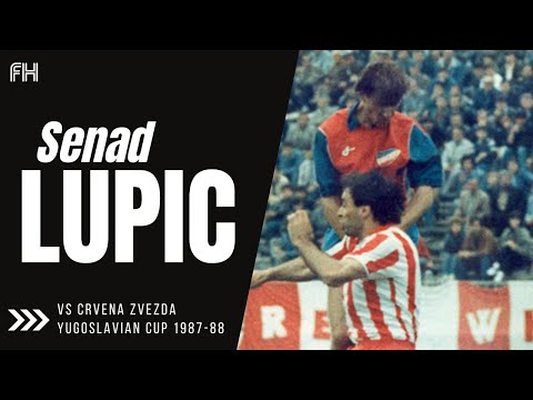 Senad Lupic ● Skills ● Crvena Zvezda 0-1 Borac Banja Luka ● Yugoslavian Cup 1987-88