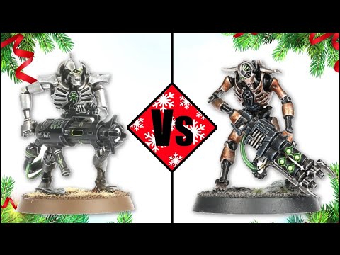 13th - Necron Immortals Vs Necron Warriors - Necrons Countdown to Xmas - Warhammer 40k